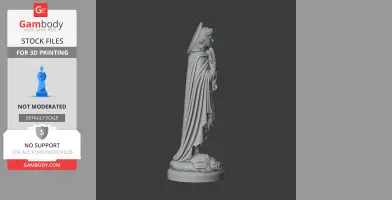 Saint Agathius - Devotional Statue - STL 3D Print
