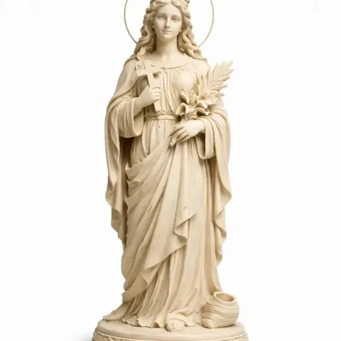 Saint Agathoclia - Devotional Statue - STL 3D Print