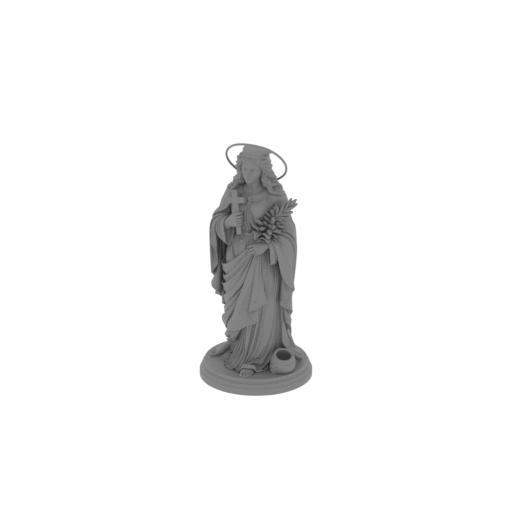 Saint Agathoclia - Devotional Statue.stl