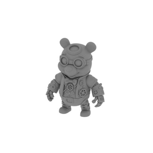 Winnie the Pooh Steampunk Ring Figure.stl