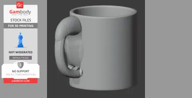 Toucan Mug - Animal Wall Hook STL