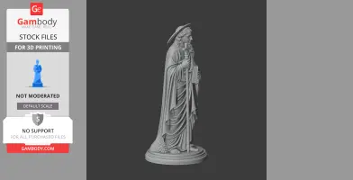 Saint Agathonicus - Devotional Statue - STL 3D Print
