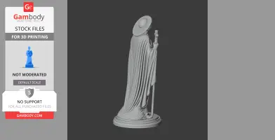Saint Agathonicus - Devotional Statue - STL 3D Print