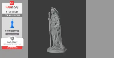 Saint Agathonicus - Devotional Statue - STL 3D Print
