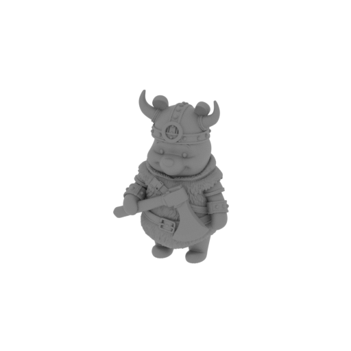 Winnie the Pooh Viking Ring Figure.stl