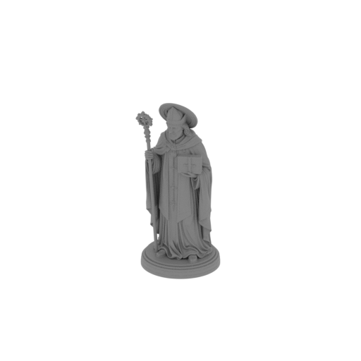 Saint Agilbert - Devotional Statue.stl