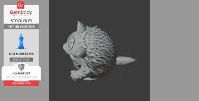 Winnie the Pooh Werewolf Ring Figure - Mashup Figure STL