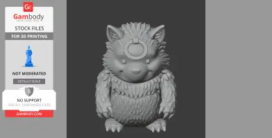 Winnie the Pooh Werewolf Ring Figure - Mashup Figure STL