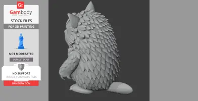 Winnie the Pooh Werewolf Ring Figure - Mashup Figure STL