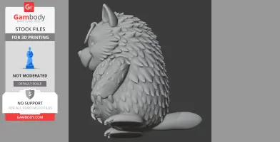 Winnie the Pooh Werewolf Ring Figure - Mashup Figure STL