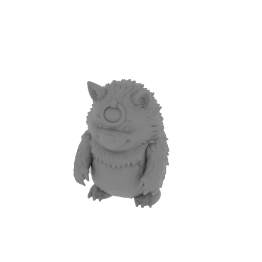 Winnie the Pooh Werewolf Ring Figure.stl