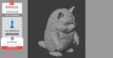 Winnie the Pooh Werewolf Ring Figure - Mashup Figure STL