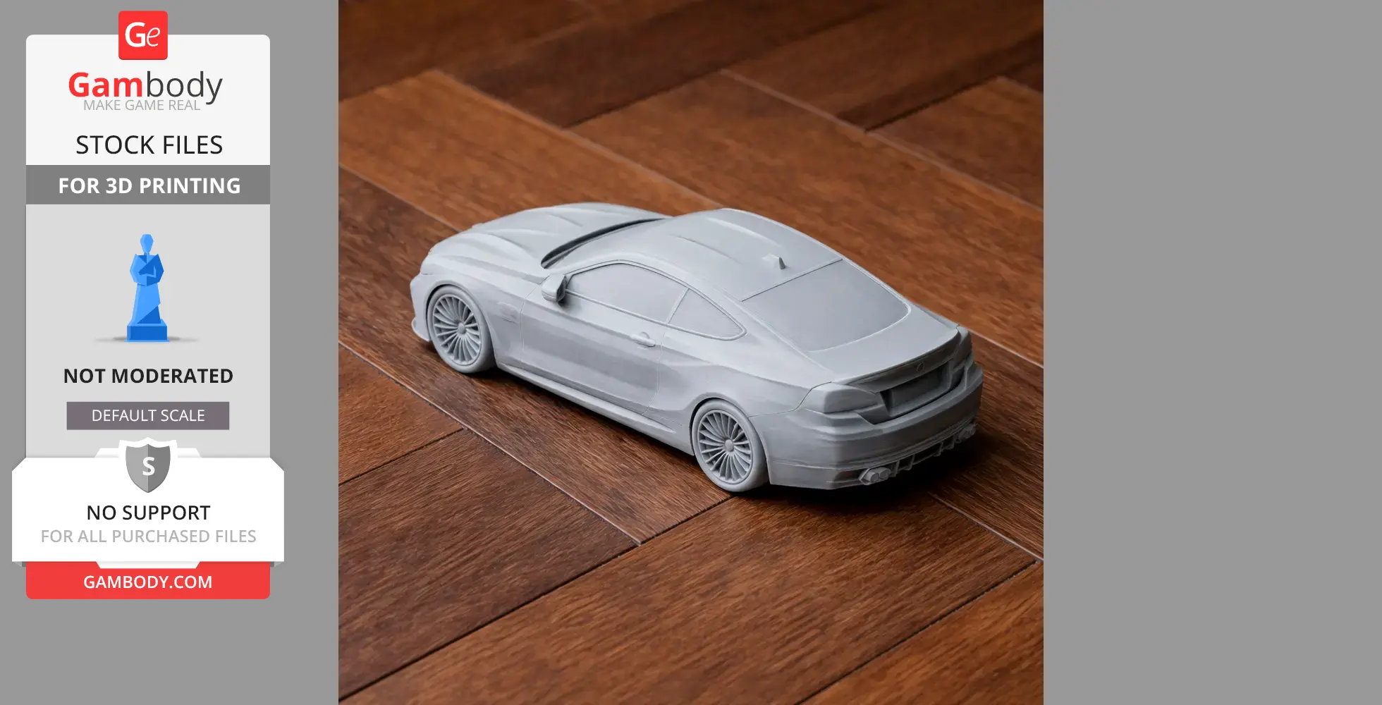 BMW M8 - Scale Vehicle STL