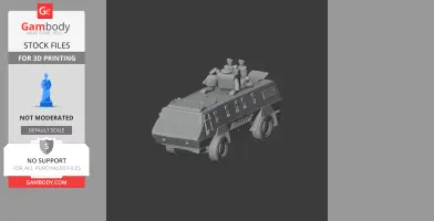 Al-Fahd Infantry fighting vehicle - Tank Model STL