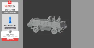 Al-Fahd Infantry fighting vehicle - Tank Model STL