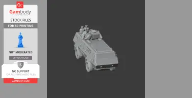 Al-Fahd Infantry fighting vehicle - Tank Model STL