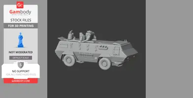 Al-Fahd Infantry fighting vehicle - Tank Model STL