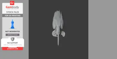 Agami heron - Prehistoric Animal STL