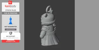 Winnie the Pooh Zeus Ring Figure - Mashup Figure STL