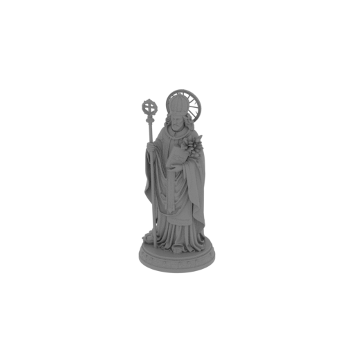 Saint Agilulfus of Cologne - Devotional Statue.stl