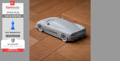 BMW Nazca M12 - Scale Vehicle STL