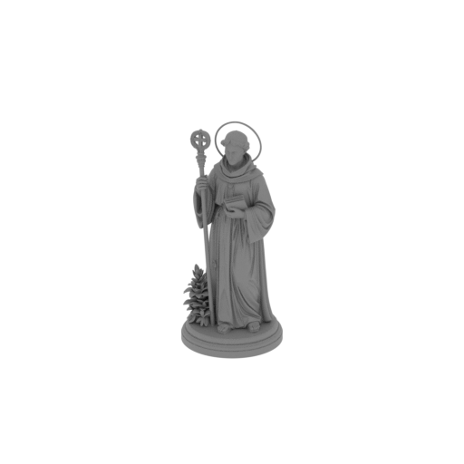 Saint Agilus - Devotional Statue.stl