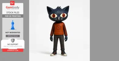 Cole - Night in the Woods Figurine - Character Figure STL