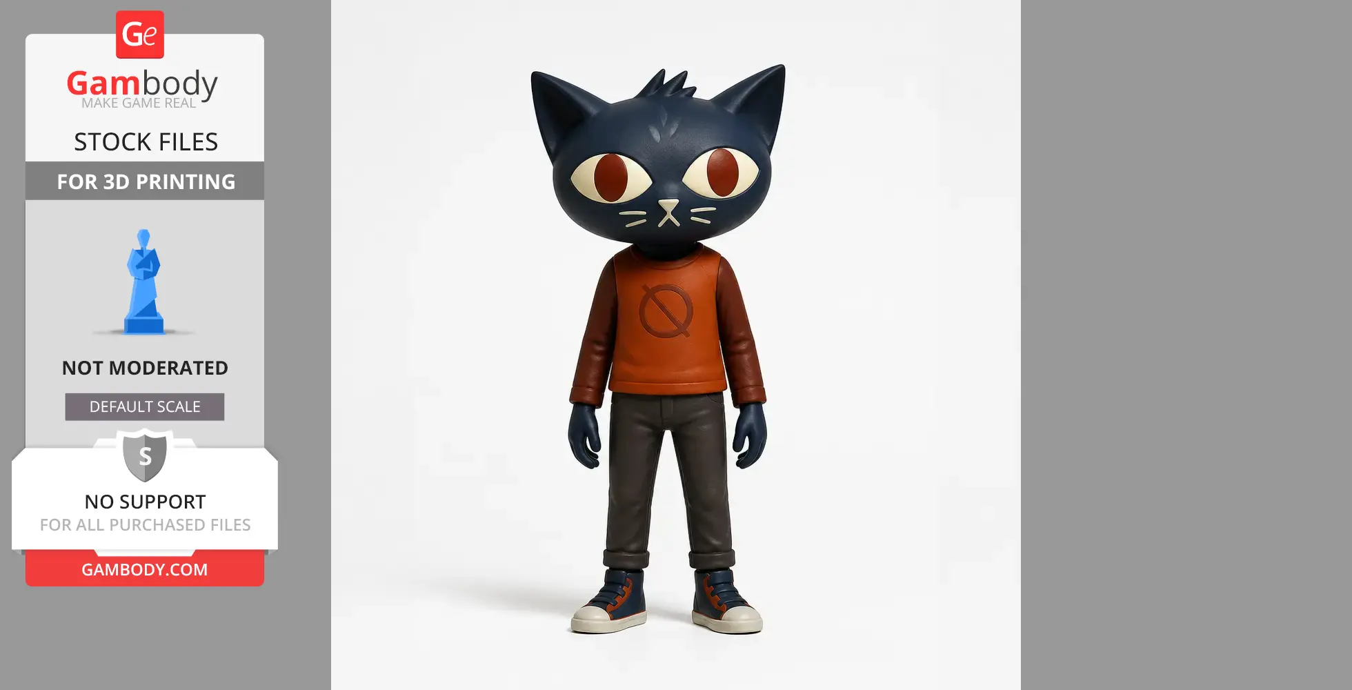 Cole - Night in the Woods Figurine - Character Figure STL
