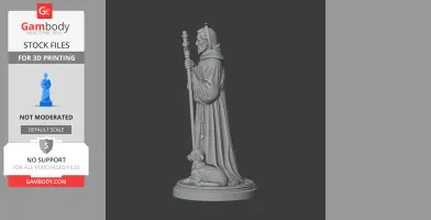 Saint Agnellus of Pisa - Devotional Statue - STL 3D Print