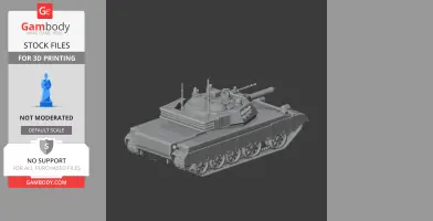 Al-Zarrar - Tank Model STL