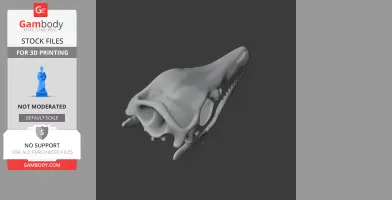 Arcusaurus Skull - Skull Replica STL