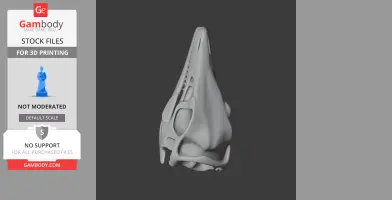 Arcusaurus Skull - Skull Replica STL