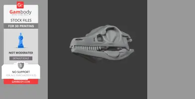Arcusaurus Skull - Skull Replica STL