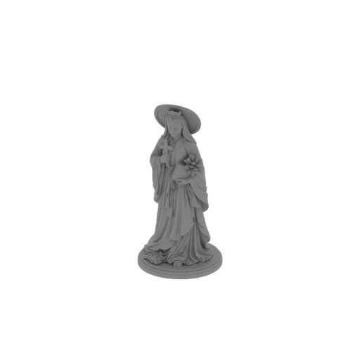 Saint Agnes Kim Hyochu - Devotional Statue.stl