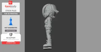 Colette - Brawl Stars Figurine - Character Figure STL