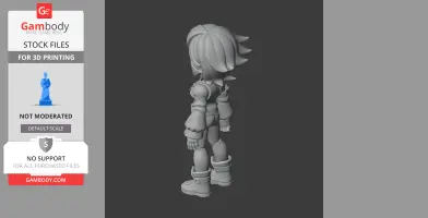 Colette - Brawl Stars Figurine - Character Figure STL