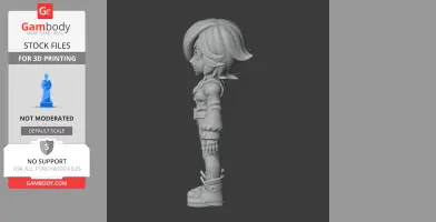 Colette - Brawl Stars Figurine - Character Figure STL