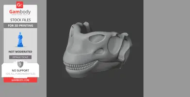 Ardetosaurus Skull - Skull Replica STL