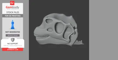 Ardetosaurus Skull - Skull Replica STL