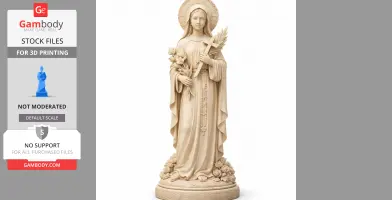 Saint Agnes Le Thi Thanh - Devotional Statue - STL 3D Print