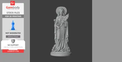 Saint Agnes Le Thi Thanh - Devotional Statue - STL 3D Print