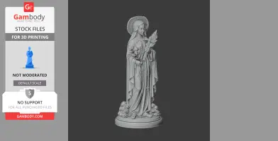 Saint Agnes Le Thi Thanh - Devotional Statue - STL 3D Print