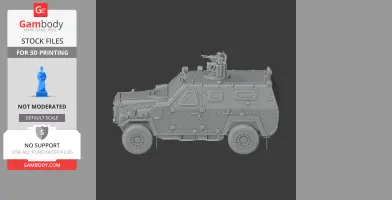 Aligator 4x4 - Tank Model STL