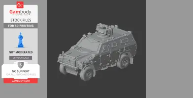 Aligator 4x4 - Tank Model STL