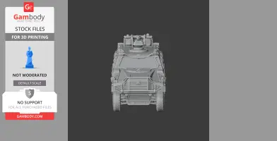 Aligator 4x4 - Tank Model STL