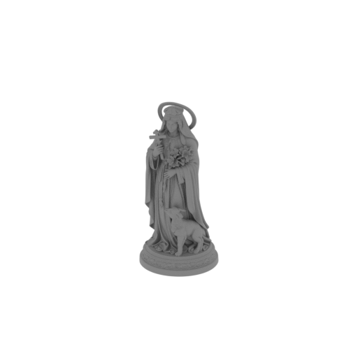 Saint Agnes of Assisi - Devotional Statue.stl
