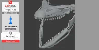 Arenysaurus Skull - Skull Replica STL