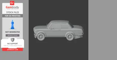 BMW Turbo - Scale Vehicle STL