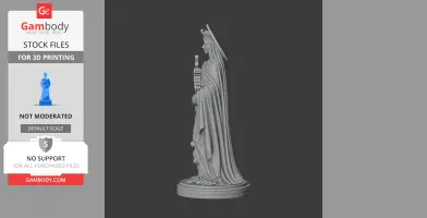 Saint Agnes of Bohemia - Devotional Statue - STL 3D Print