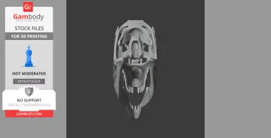 Aristosaurus Skull - Skull Replica STL